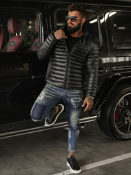 Куртка Чоловіча Чорна OZONEE JS/16M9336/392BZ