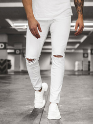 OZONEE B/8021 Штани чоловічі Бiлi