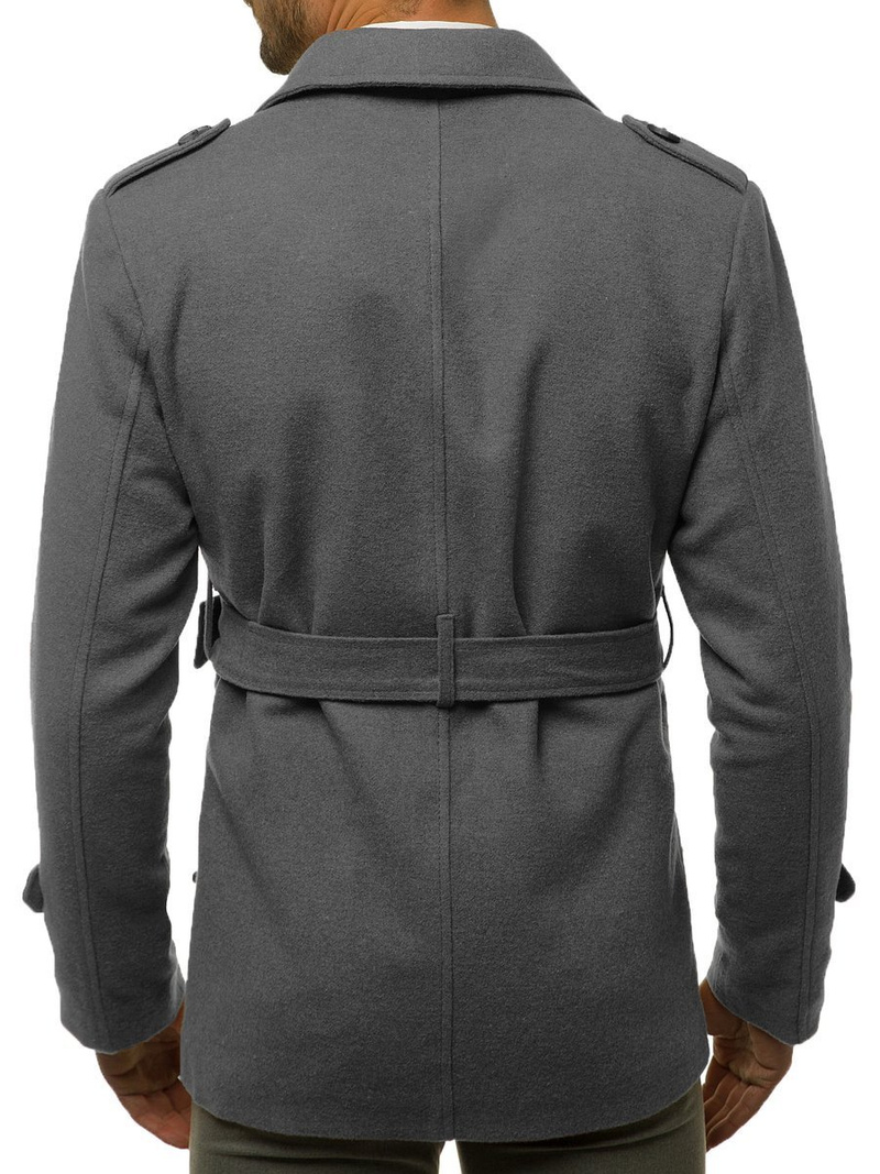 Пальто чоловіче Темно-Сiрий OZONEE O/5627