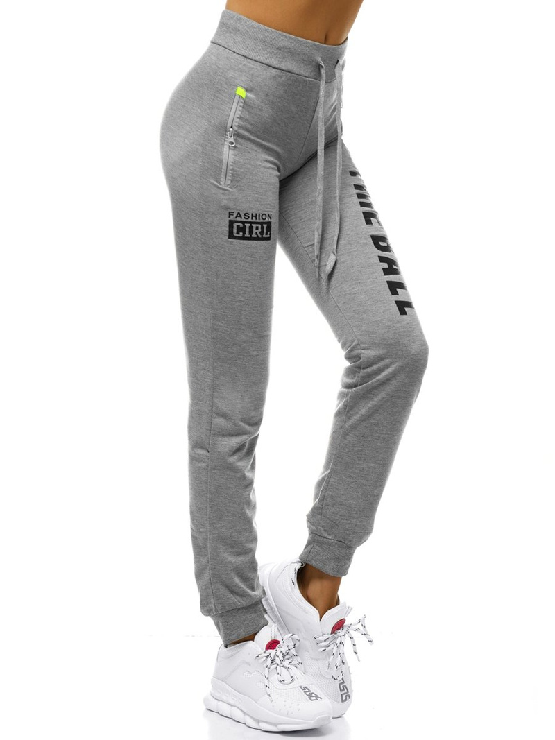 Spodnie dresowe damskie szare OZONEE O/82053