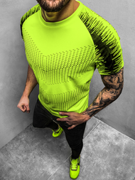 T-Shirt męski zielony OZONEE JS/KS2061Z