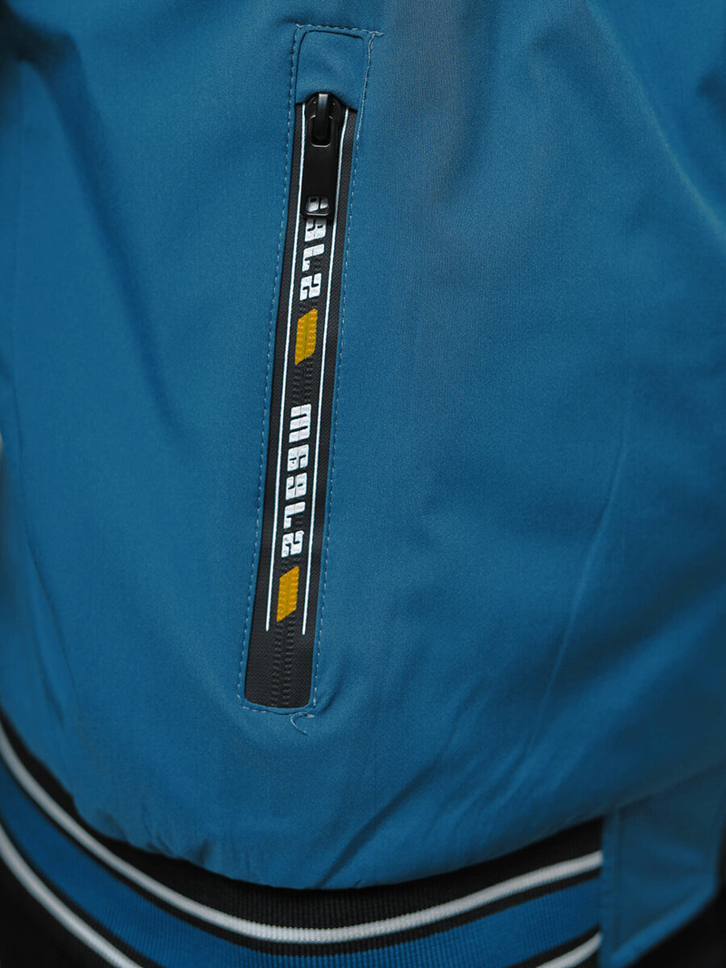 Kurtka męska bomberka niebieska OZONEE JS/84M3011/243