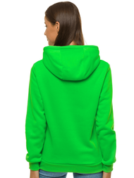 Bluza z kapturem damska zielona OZONEE JS/W02/70Z