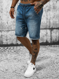Spodenki męskie jeansowe niebieskie OZONEE NB/MP0276BC