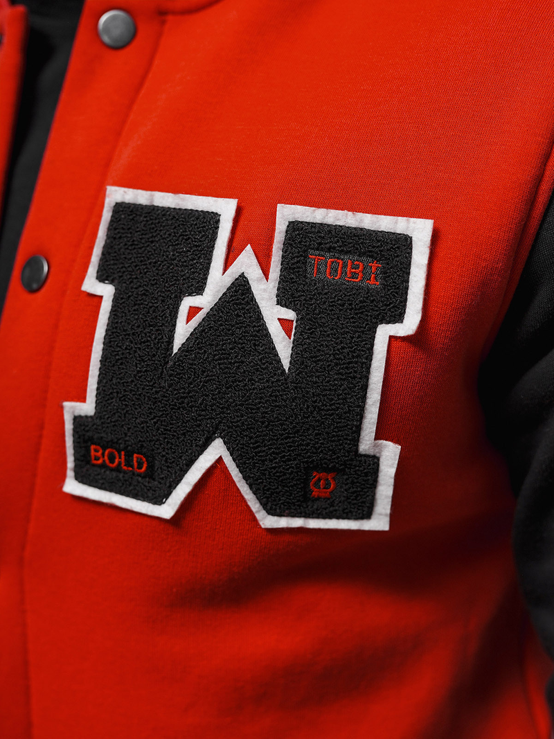 Толстовка чоловіча червона OZONEE O/TB9127