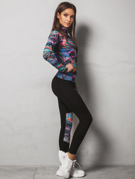 Komplet sportowy trzyczęściowy damski kolorowy OZONEE O/MS09Z