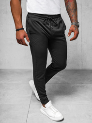 Spodnie męskie chino czarne OZONEE O/1410SP