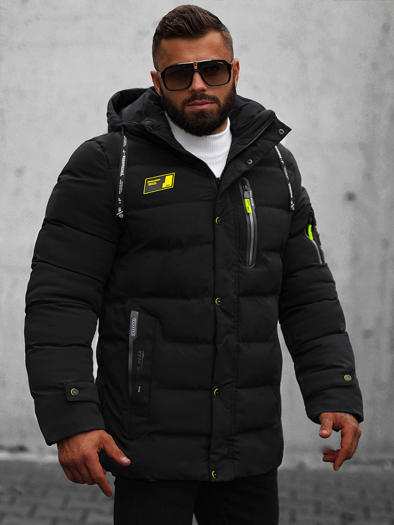 Куртка зимова чоловіча Чорна OZONEE JS/22M56/392