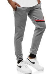 Spodnie dresowe męskie szare OZONEE JS/AM108