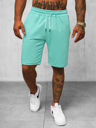 Spodenki dresowe męskie miętowe OZONEE O/1425SP