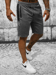 Spodenki dresowe męskie grafitowe OZONEE JS/8K280