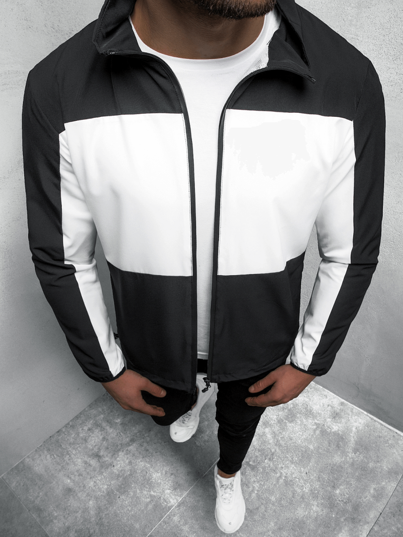 Куртка чоловіча Чорно-Бiла OZONEE JS/HM094/1