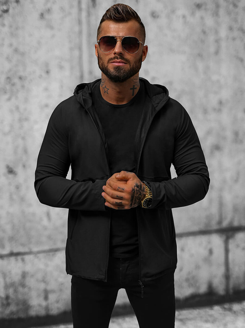 Куртка чоловіча Чорна OZONEE JS/HM144/1