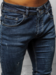 Spodnie jeansowe męskie granatowe OZONEE E/1245SP