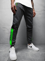 Spodnie dresowe męskie grafitowe OZONEE JS/K50007