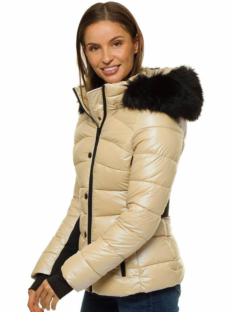 Куртка жіноча Бежева OZONEE O/DK066/70