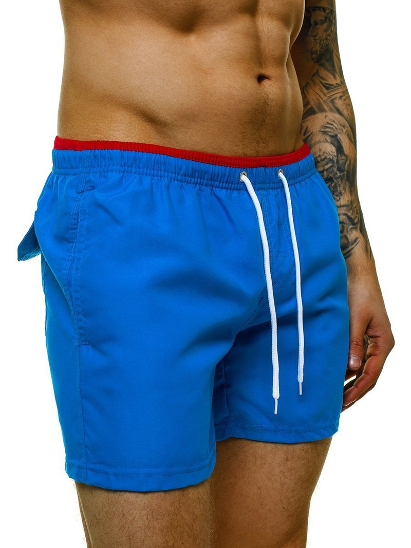 Шорти чоловічі синьо-червоний OZONEE ST006-7