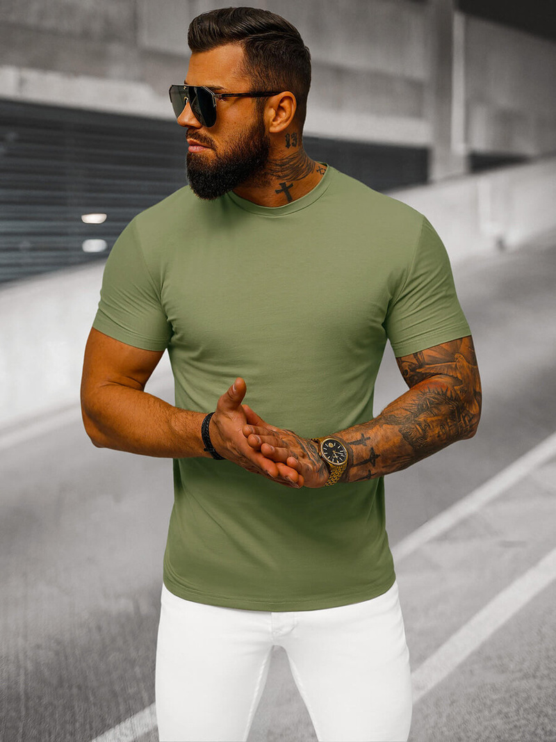 Футболка чоловіча xакi OZONEE NB/MT3001