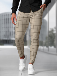 Чоловічі штани чинос Бежевi OZONEE O/P4009Z