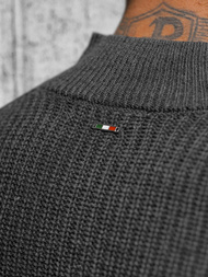 Sweter męski grafitowy OZONEE NB/MM6020/3