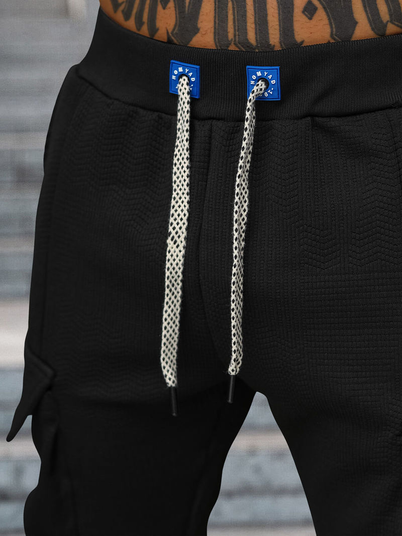 Штани Cпортивні Чоловічі Чорно-Синi OZONEE O/FF5026