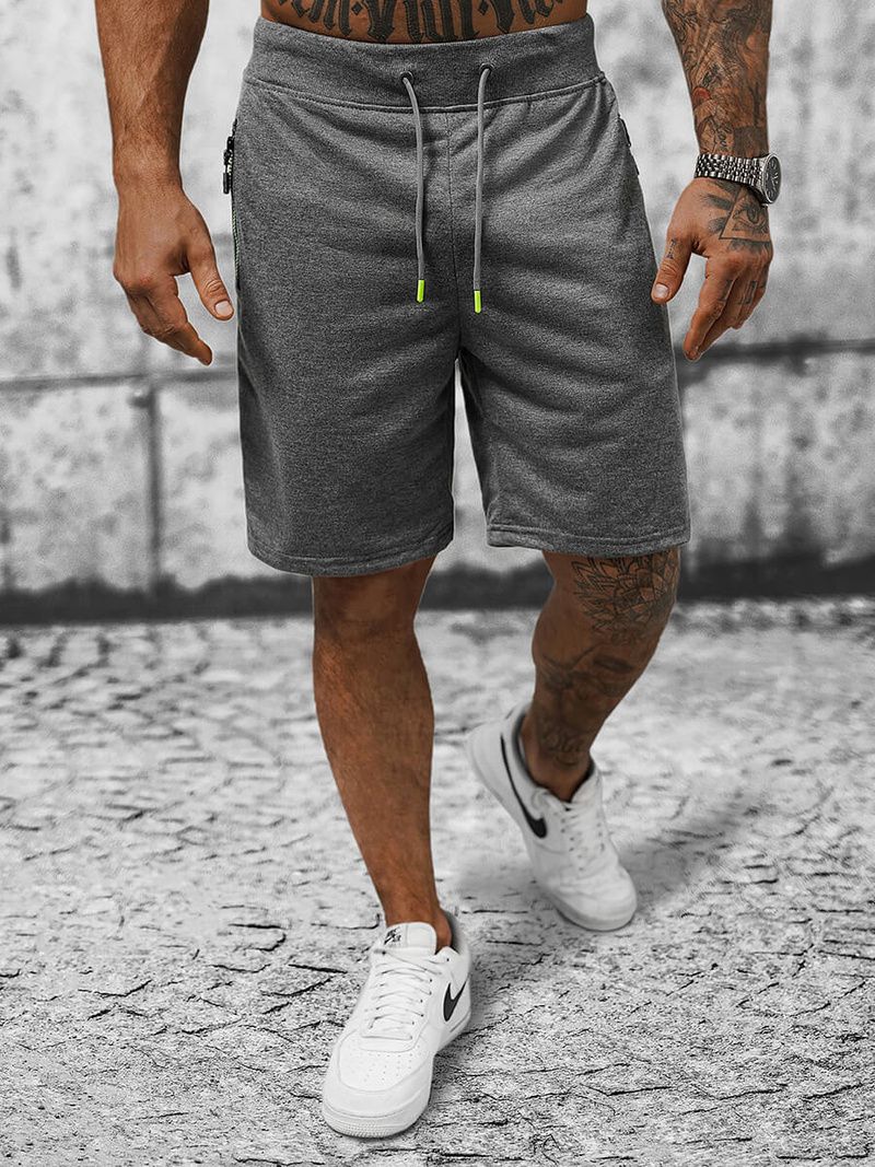 Шорти чоловічі Графітові OZONEE JS/8K292