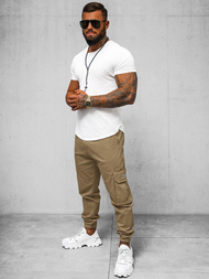 Штани чоловічі джоггери Гiрчичнi OZONEE O/G3006Z