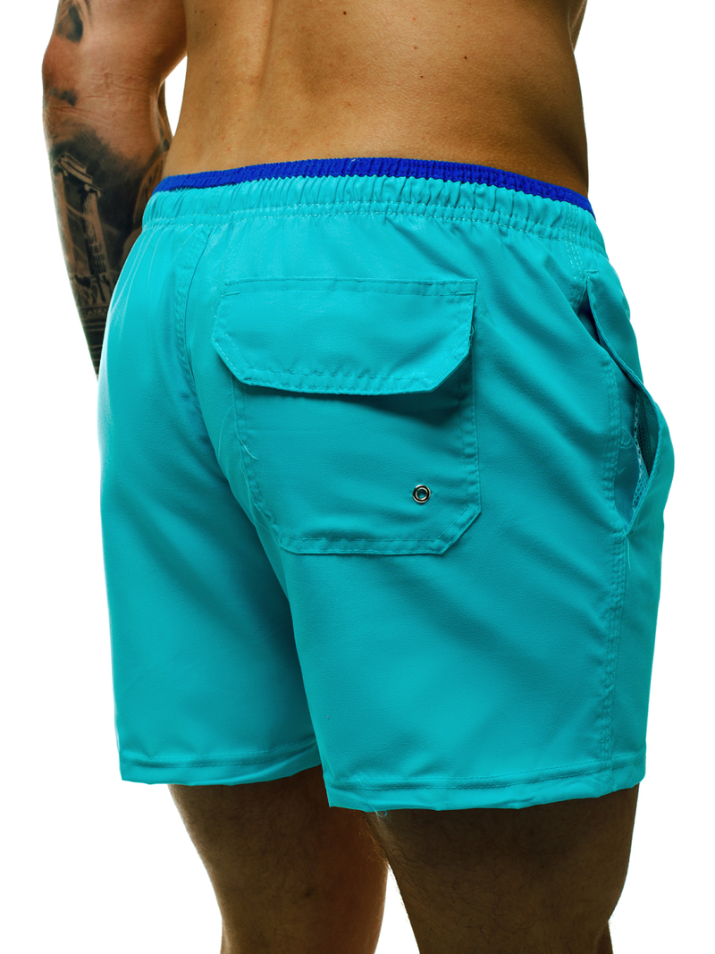 Spodenki kąpielowe męskie turkusowe OZONEE ST006-8