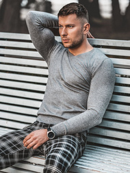 Sweter męski szary OZONEE TMK/YY03/3