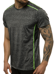 T-Shirt męski grafitowy OZONEE JS/KS2102