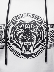 Bluza z kapturem męska biała OZONEE JS/8B996/1