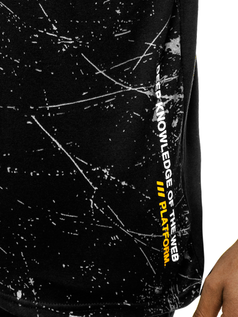 Футболка чоловіча Чорний OZONEE JS/SS10917