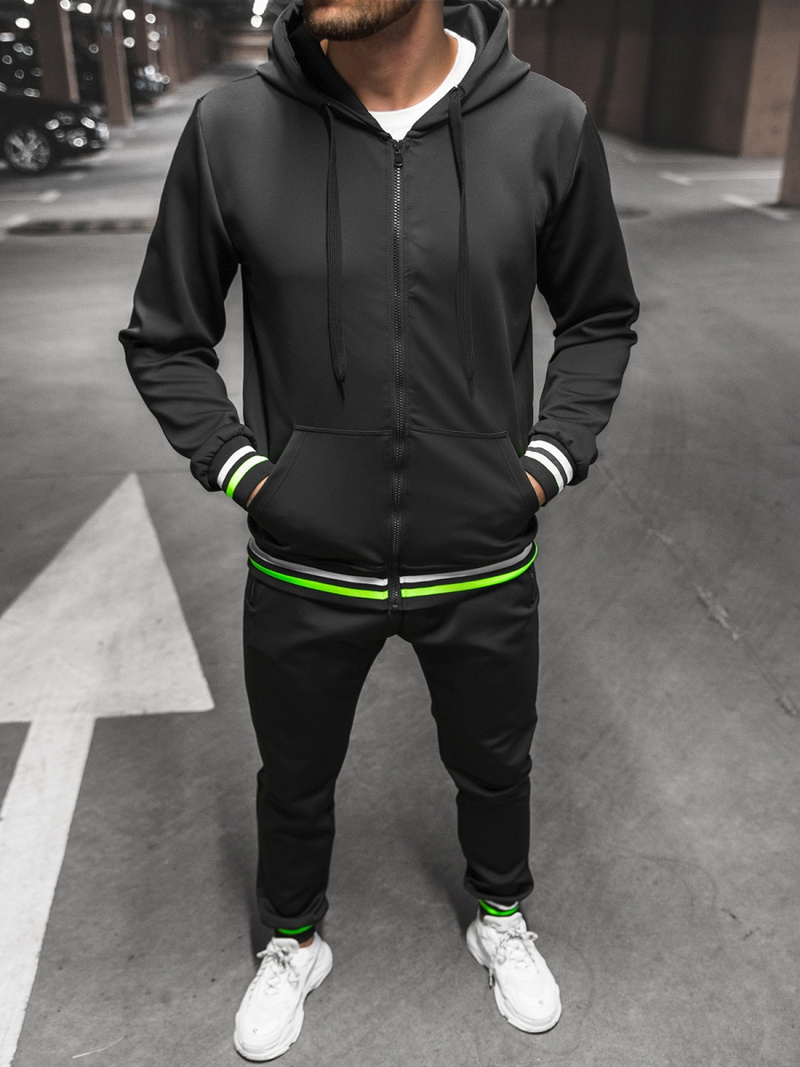 Спортивний костюм чоловічій Чорний OZONEE JS/68C10255Z