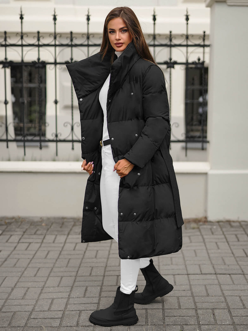 Куртка жіноча чорна OZONEE JS/M737/392Z