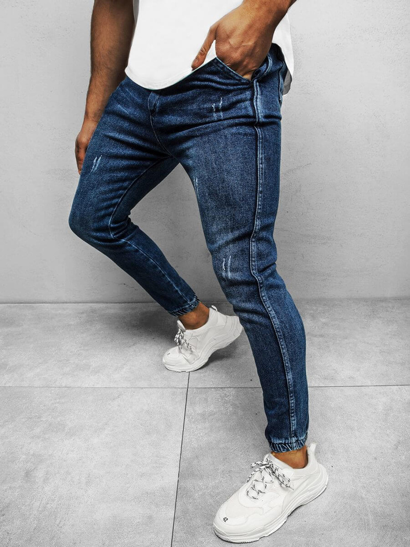 Штани чоловічі джоггери Темно-синi OZONEE DJ/5672