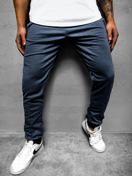 Spodnie dresowe męskie granatowe OZONEE JS/AM109Z