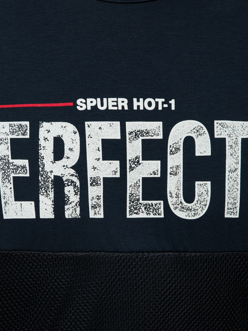 Футболка чоловіча Темно-Синя OZONEE JS/SS10908Z