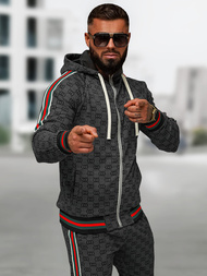 Спортивний костюм чоловічій чорний OZONEE O/FF5111AB