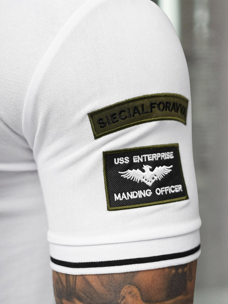 Футболка Поло чоловіча Бiла OZONEE NB/MT3144