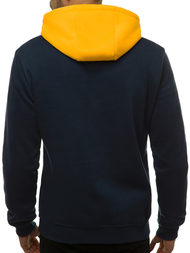 Bluza z kapturem męska granatowa OZONEE JS/KS2161