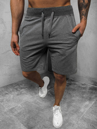 Spodenki dresowe męskie grafitowe OZONEE JS/68K10003/5