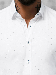 Koszula męska biała OZONEE O/V12