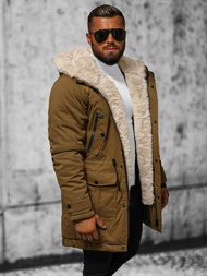 Kurtka zimowa męska camelowa OZONEE JS/22M317/84