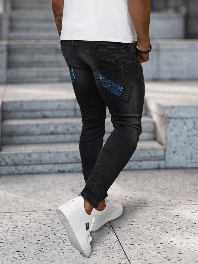 Чоловічі джинси Чорнi OZONEE NB/MP0025NZ