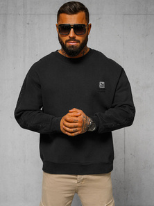 Bluza oversize czarna OZONEE O/SWE23049Z