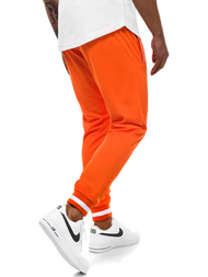 Spodnie dresowe męskie pomarańczowe OZONEE A/2134