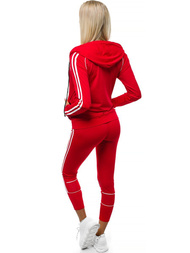 Komplet dresowy trzyczęściowy czerwony OZONEE JS/YW06018/5/11