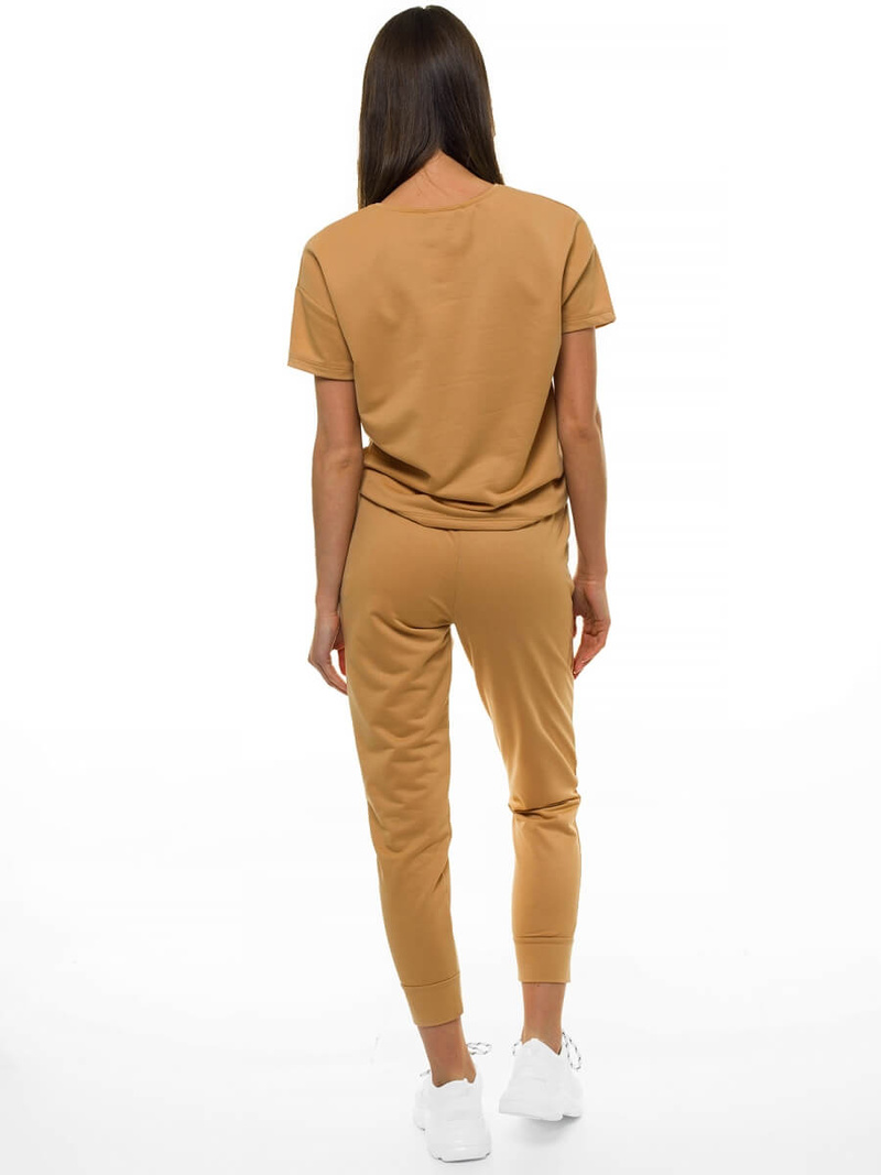 Жіночий спортивний костюм з двох частин Бежевi OZONEE O/MB1002/21