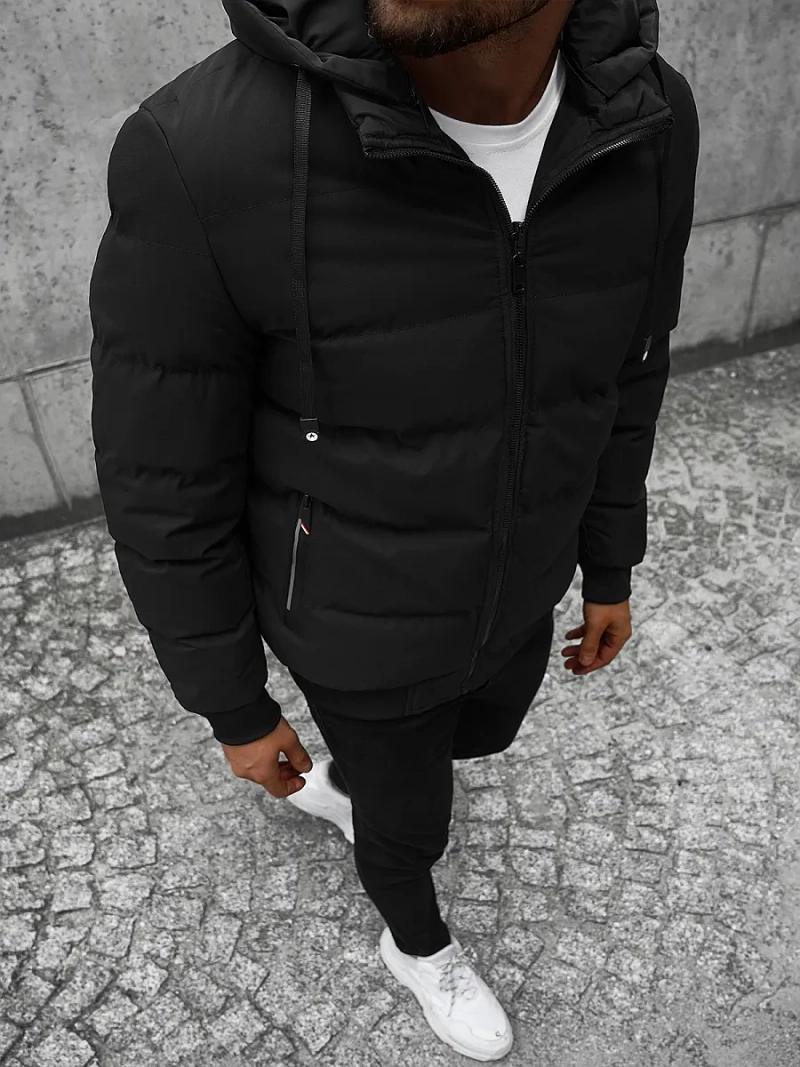 Чоловіча зимова куртка Чорна OZONEE JS/M761/392