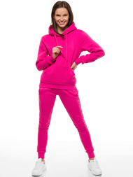 Spodnie dresowe damskie różowe OZONEE JS/CK01